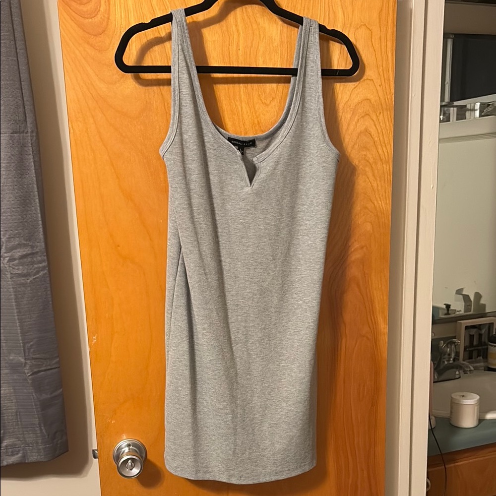 Kendall & Kylie Gray Sleeveless Dress
